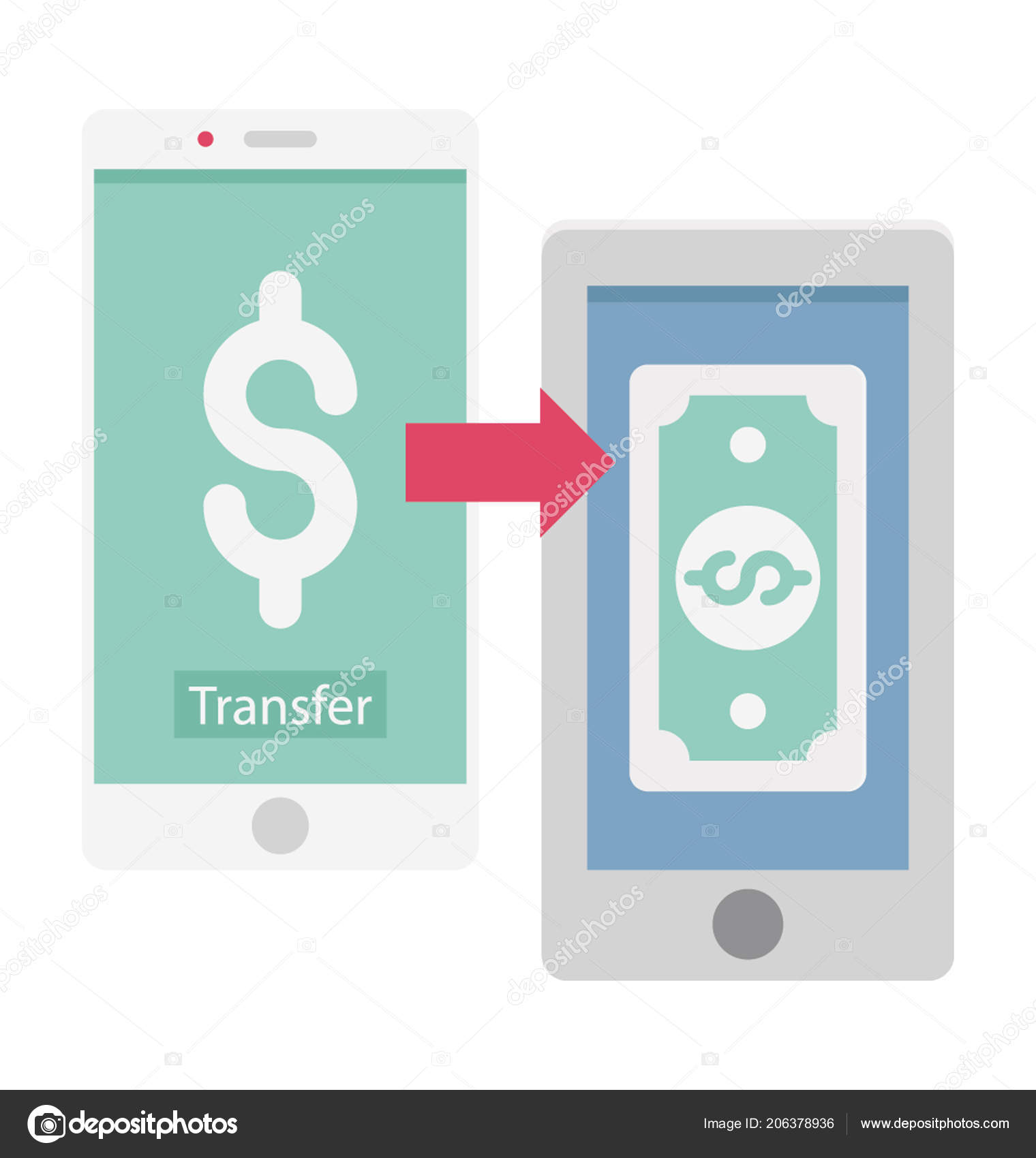 Online Money Transfer Isolated Vector Icon Stock Vector C Azhar - online money transfer isolated vector icon stock vector